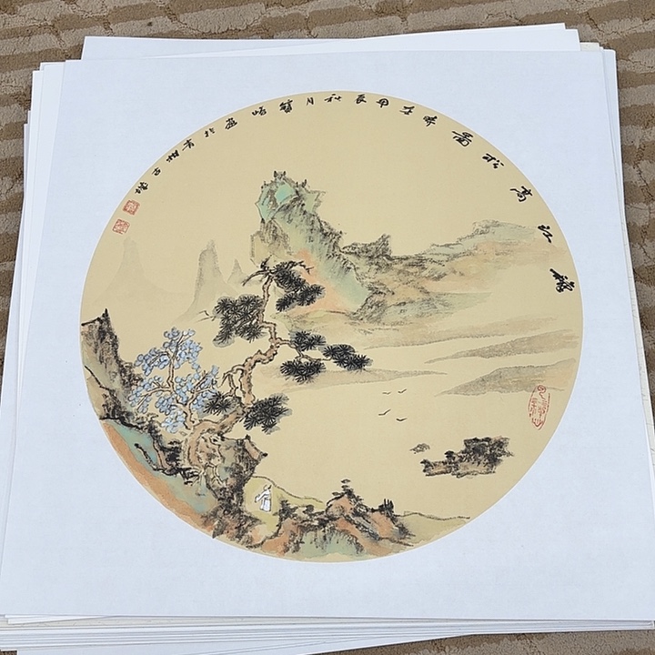 国画花鸟的翅膀是由50.50