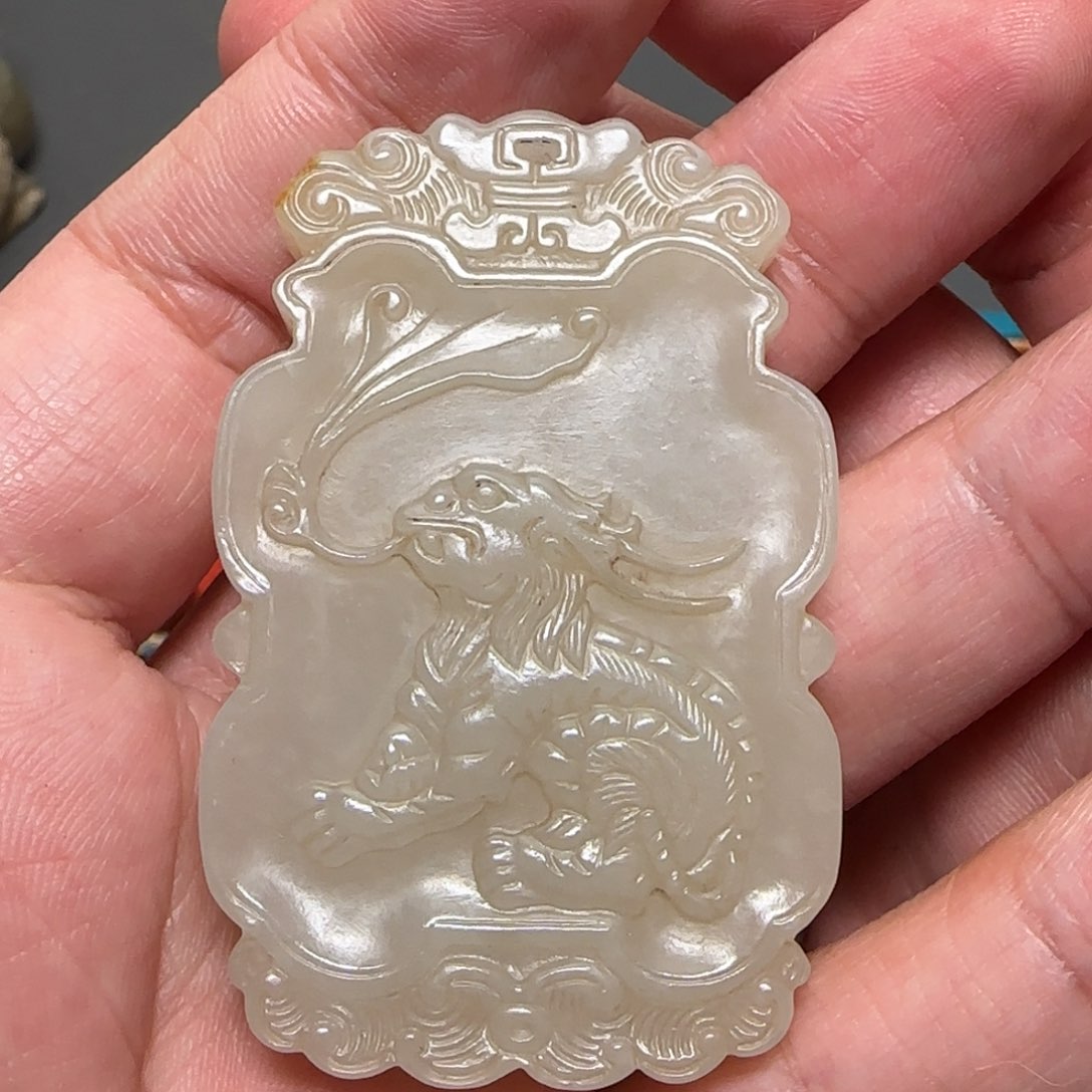 和田玉把件未镶嵌下***天