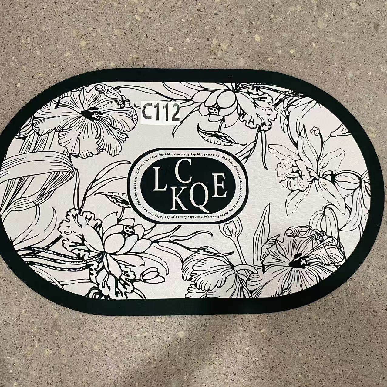 C201-C257【微瑕品】硅藻泥吸水防滑免打理地垫