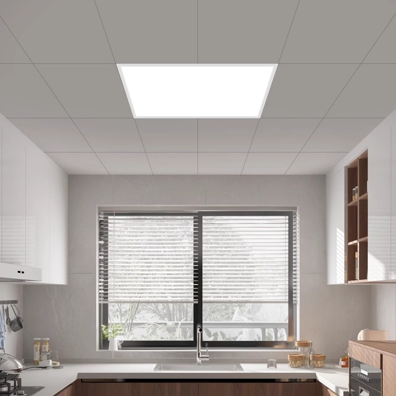 集成吊灯面板灯300*600超薄厨房卫生间平板灯led嵌入式吸顶灯