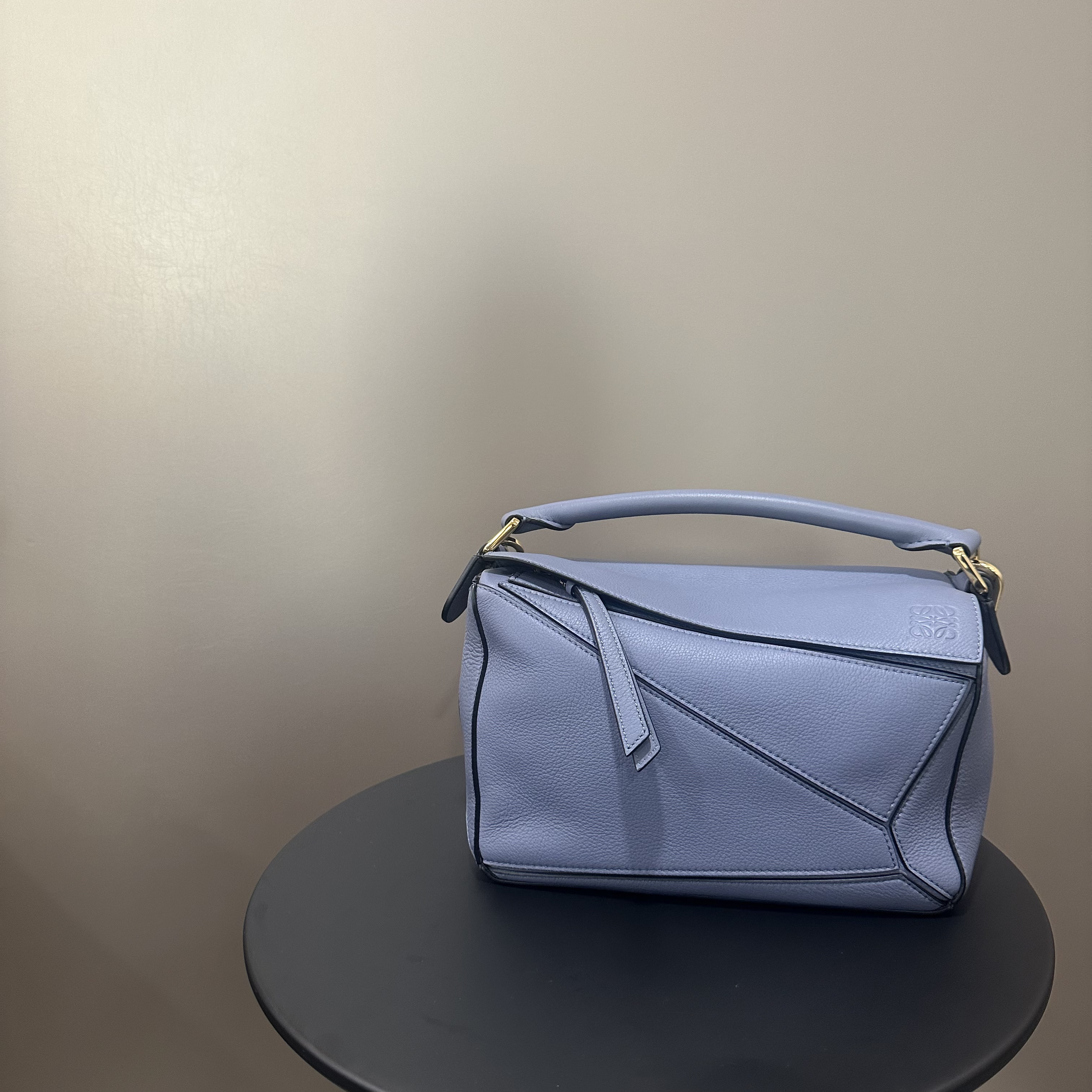 99新 LOEWE/罗意威 罗意威灰蓝色小号单肩包/送中检/3059