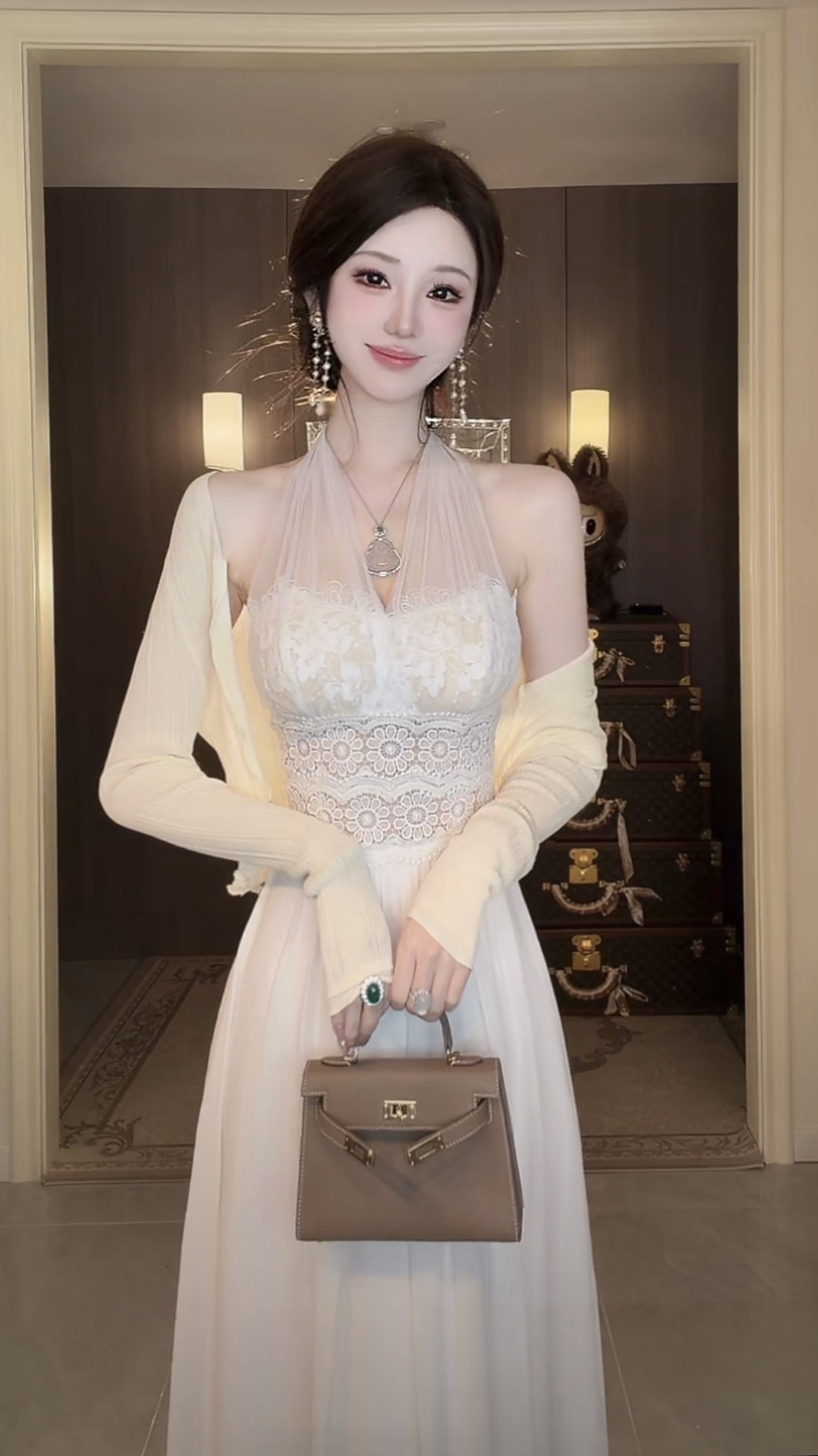 【雅乔定制】难哄外披 修身百搭短款针织开衫外套女DYTH-25023759