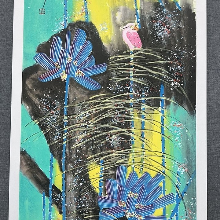 国画书画作品多次