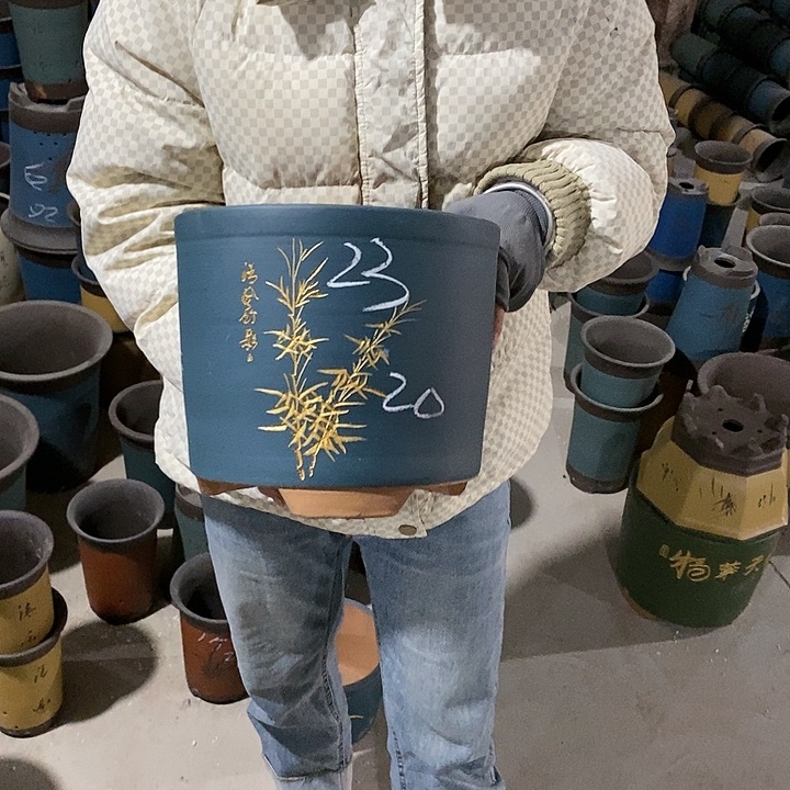 紫砂花盆紫砂花盆