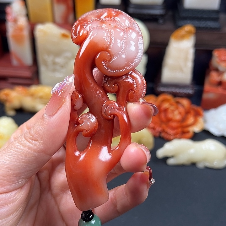 寿山石老性芙蓉石