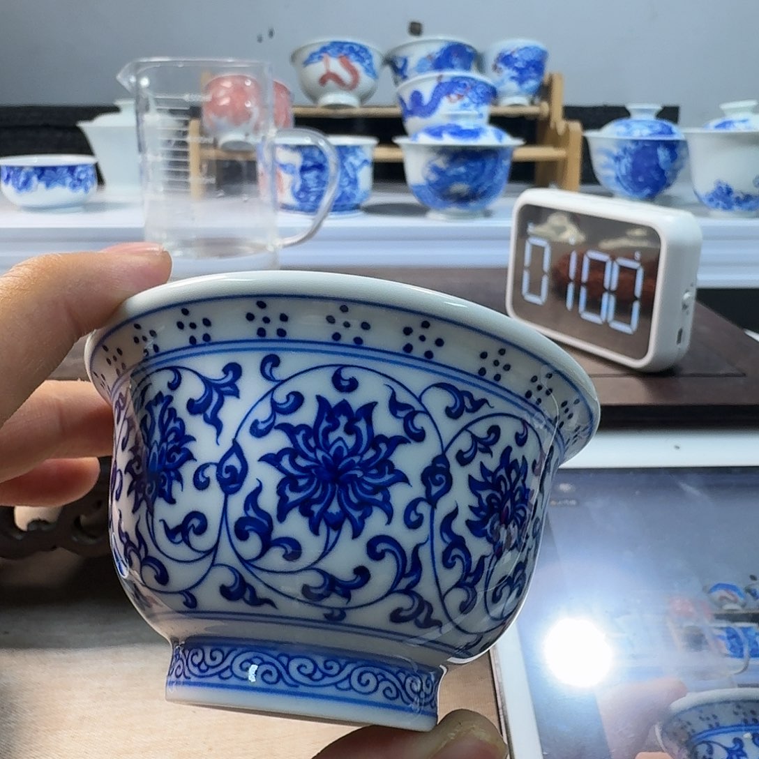 泥塑云*岚主人杯手工手绘