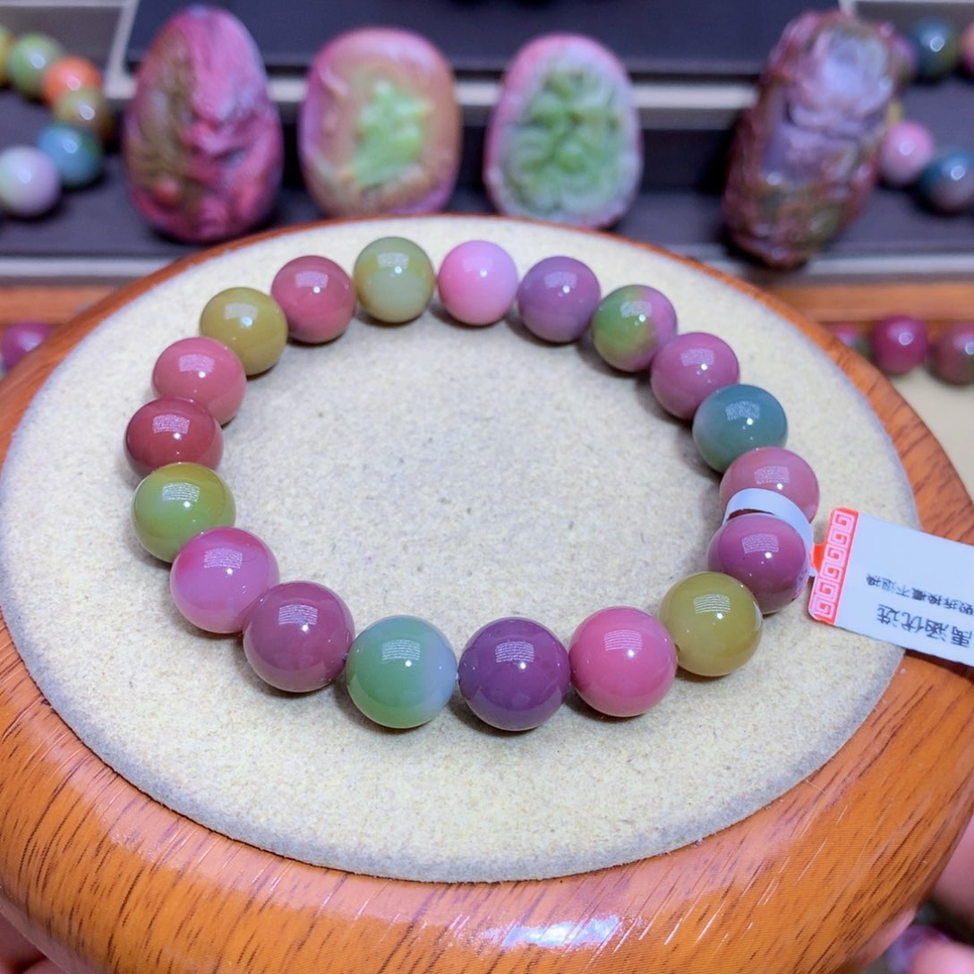 玛瑙手链未镶嵌纯*盐源