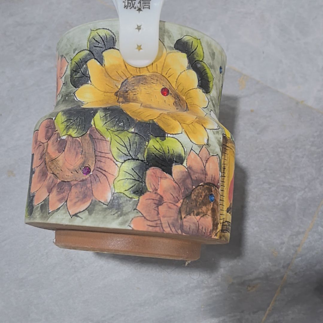 红泥花盆景德镇花盆