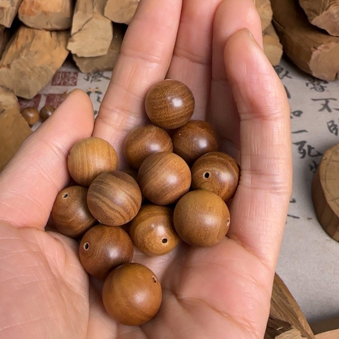 檀香木手串/手链15颜值瑕疵单圈