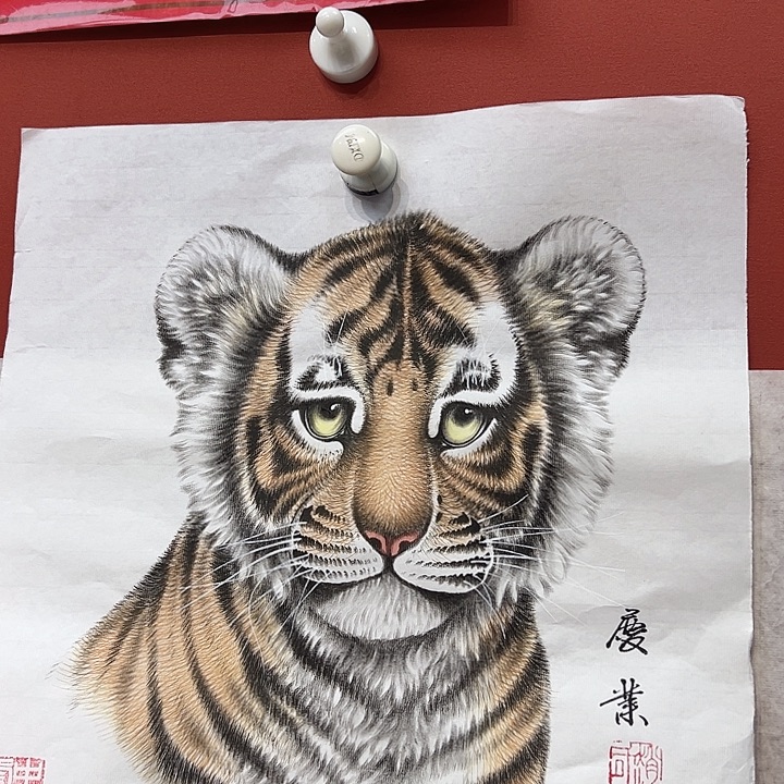 国画赵庆业老师国画作品月