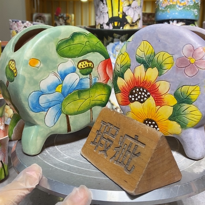 景德镇艺术手绘作品