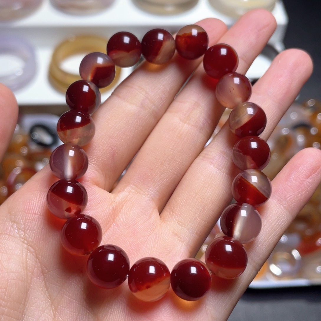 玛瑙/玉髓手链未镶嵌