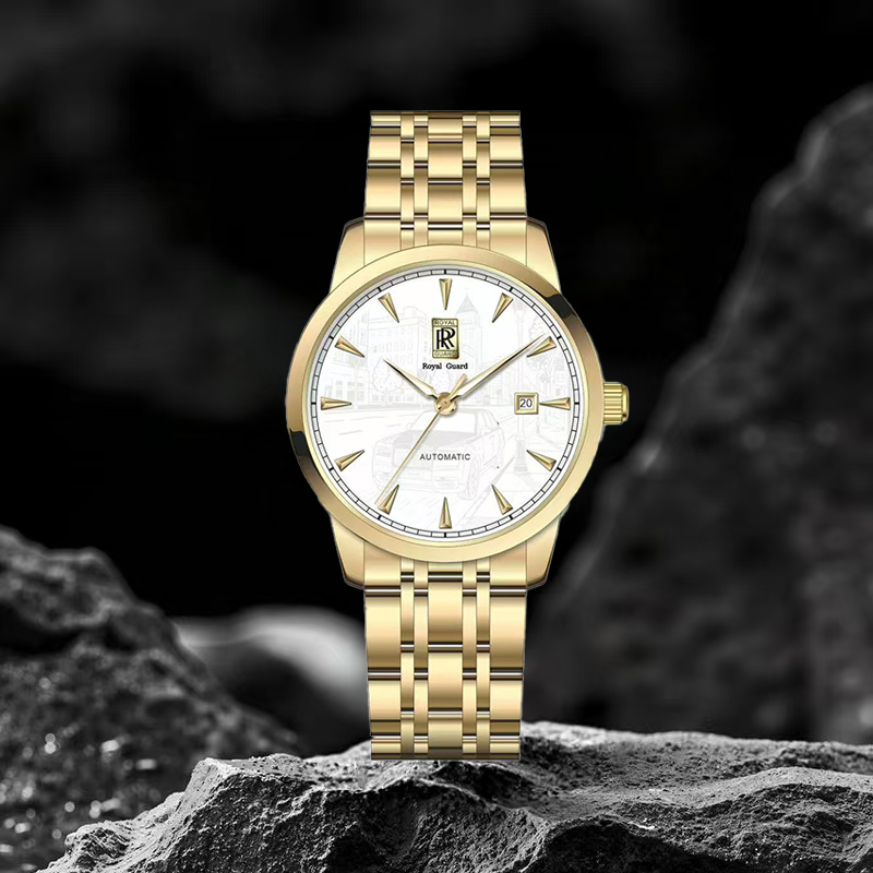 【专柜限量版】全新未使用金劳夜光男士商务腕表