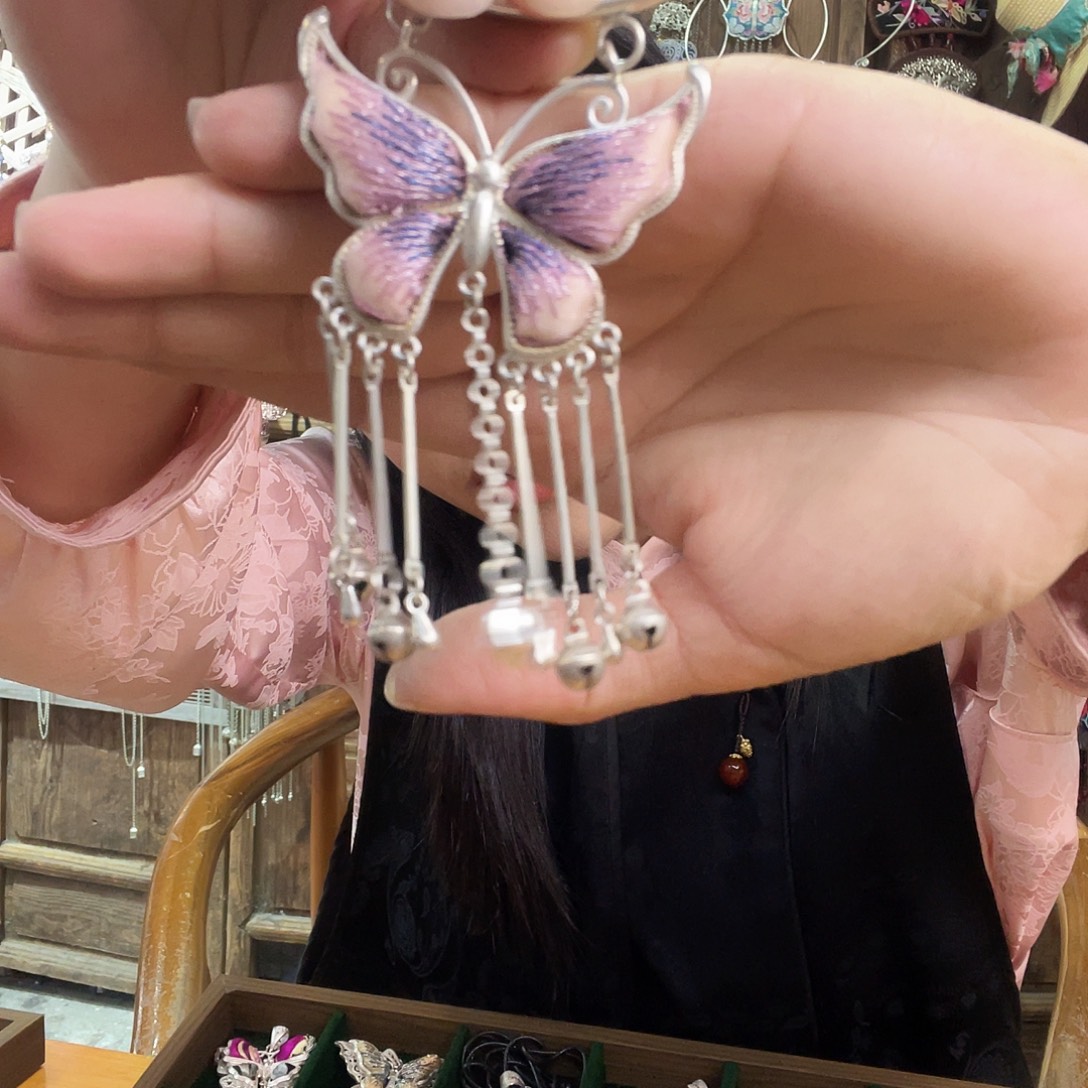 铁合金花岗石项链