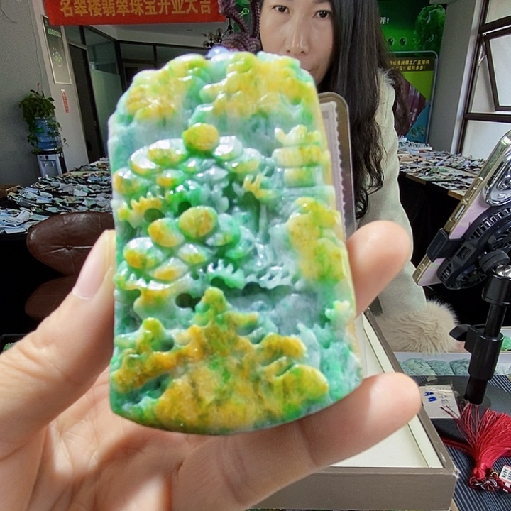 颈饰未镶嵌翡翠一