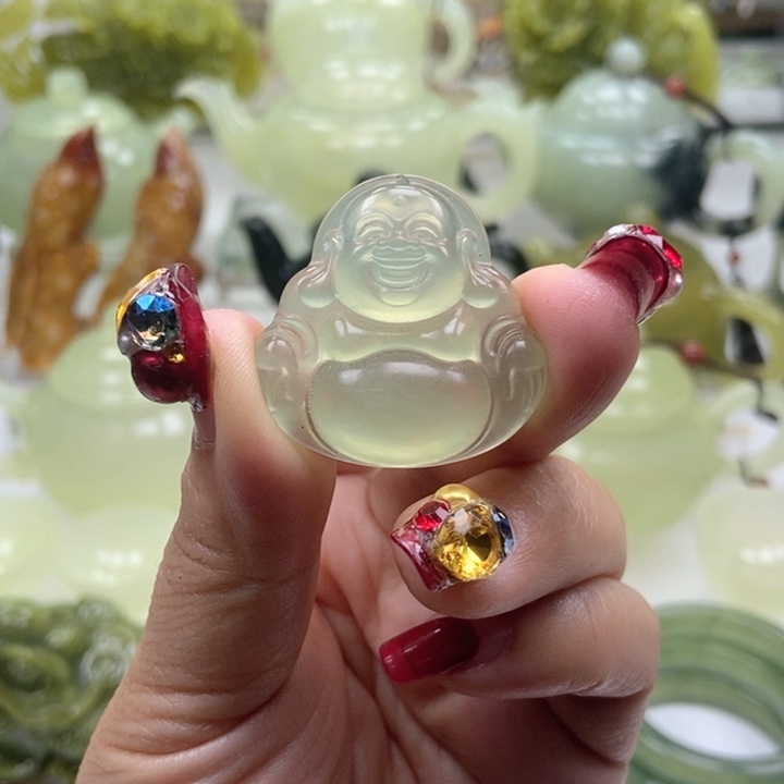 蛇纹石玉手链未镶嵌