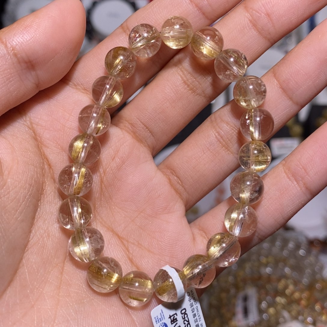 【闪购商品】发晶手链未镶嵌l****y钛晶8.5mm