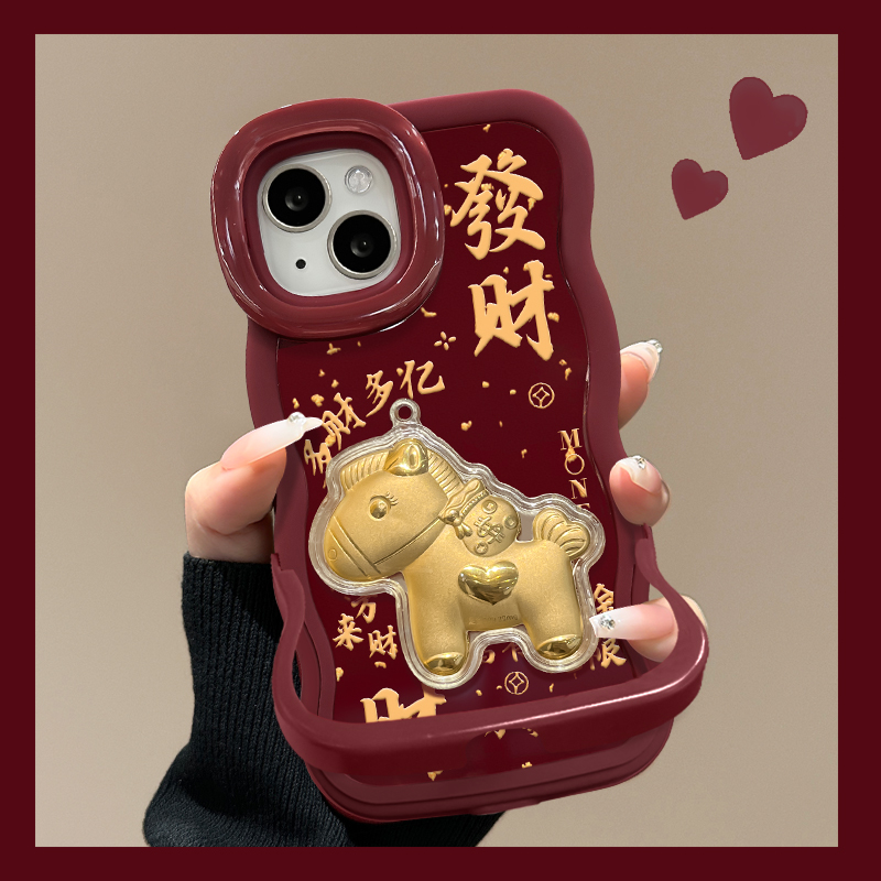 适用于【VIVO】全型号發财暴富马双支架实用数码配件手机壳