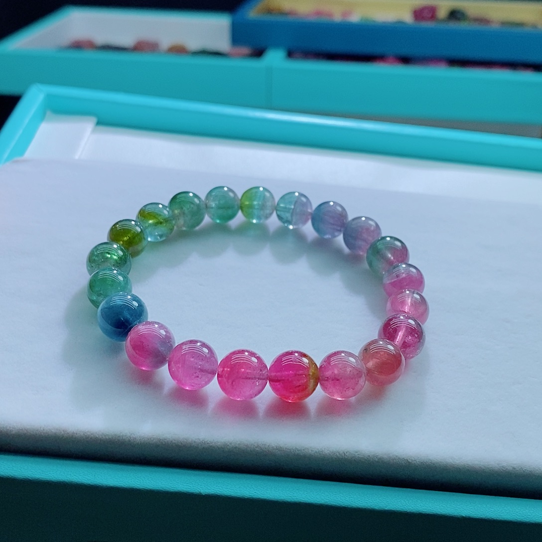 手链未镶嵌碧玺9.2mm左右