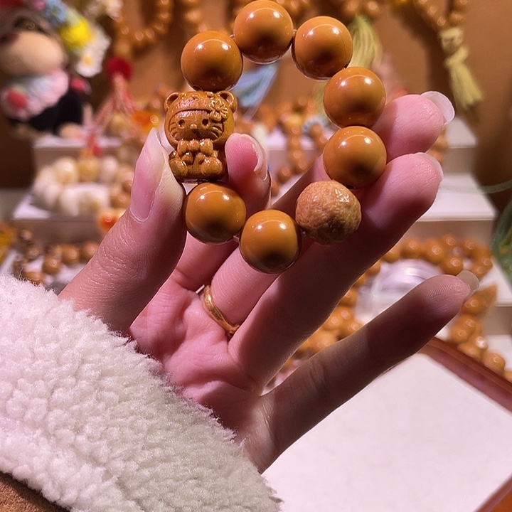 猴头核桃吊坠猴头圆珠手捻