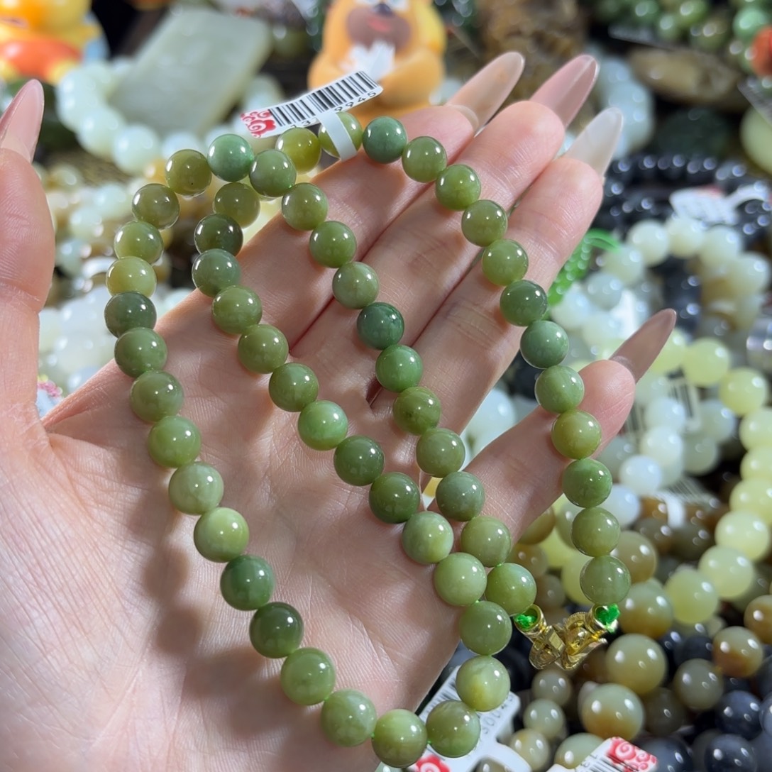 和田玉未镶嵌手链110