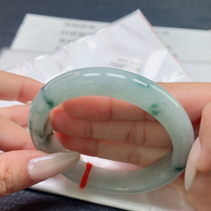 翡翠未镶嵌手镯5859