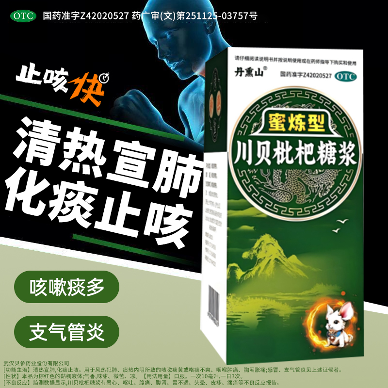丹熏山川贝枇杷糖浆 120ml 商品图