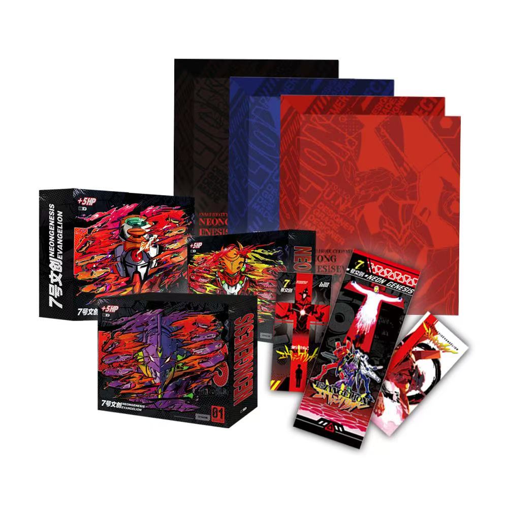 木【拆盒】七号文创-EVA二弹-静止的未来 国卡二创卡牌盲盒（代拆）