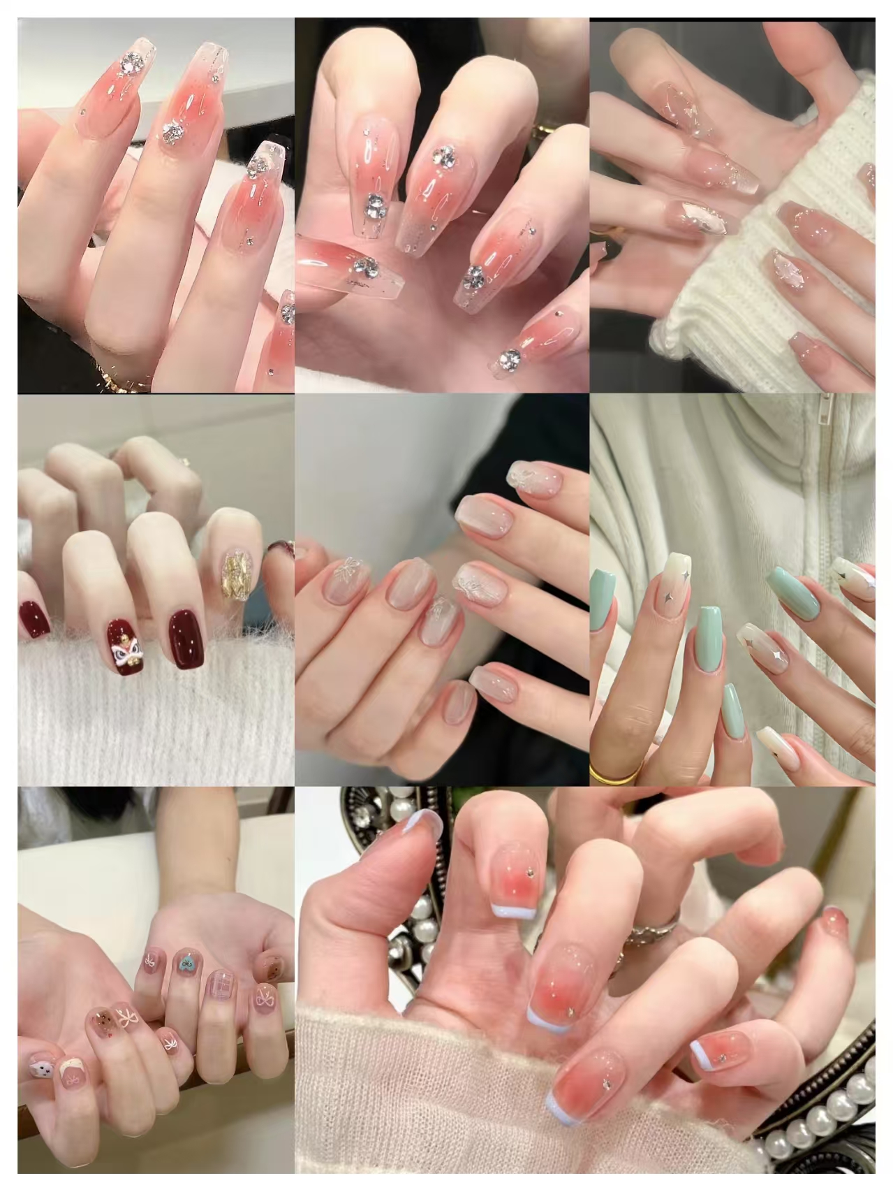 【备注编码】 纯手工穿戴甲 （默认微微微瑕）