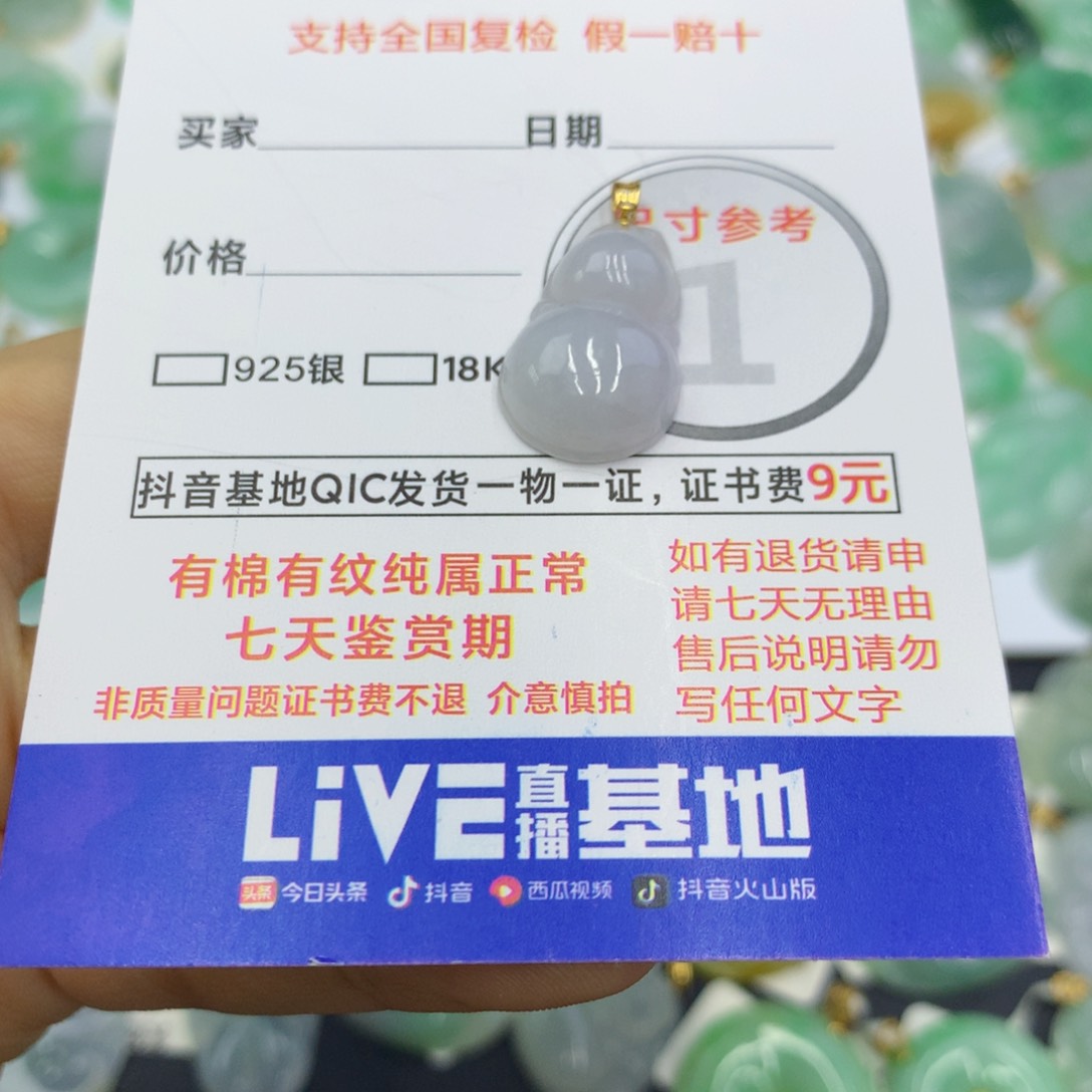 翡翠颈饰未镶嵌翡翠