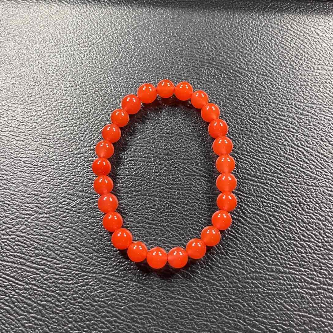 南红玛瑙单圈未镶嵌大黑洞8➕ 19.8克