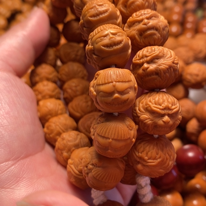 【闪购商品】猴头核桃手串多*缘哪吒