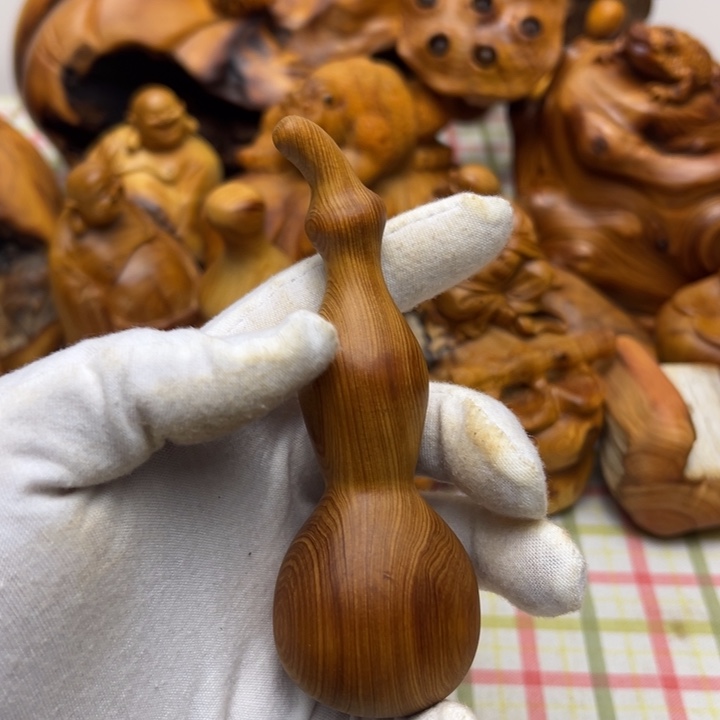 柏木（崖柏）陈化老料手串把件 