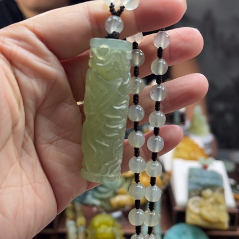 岫玉挂件未镶嵌挂件