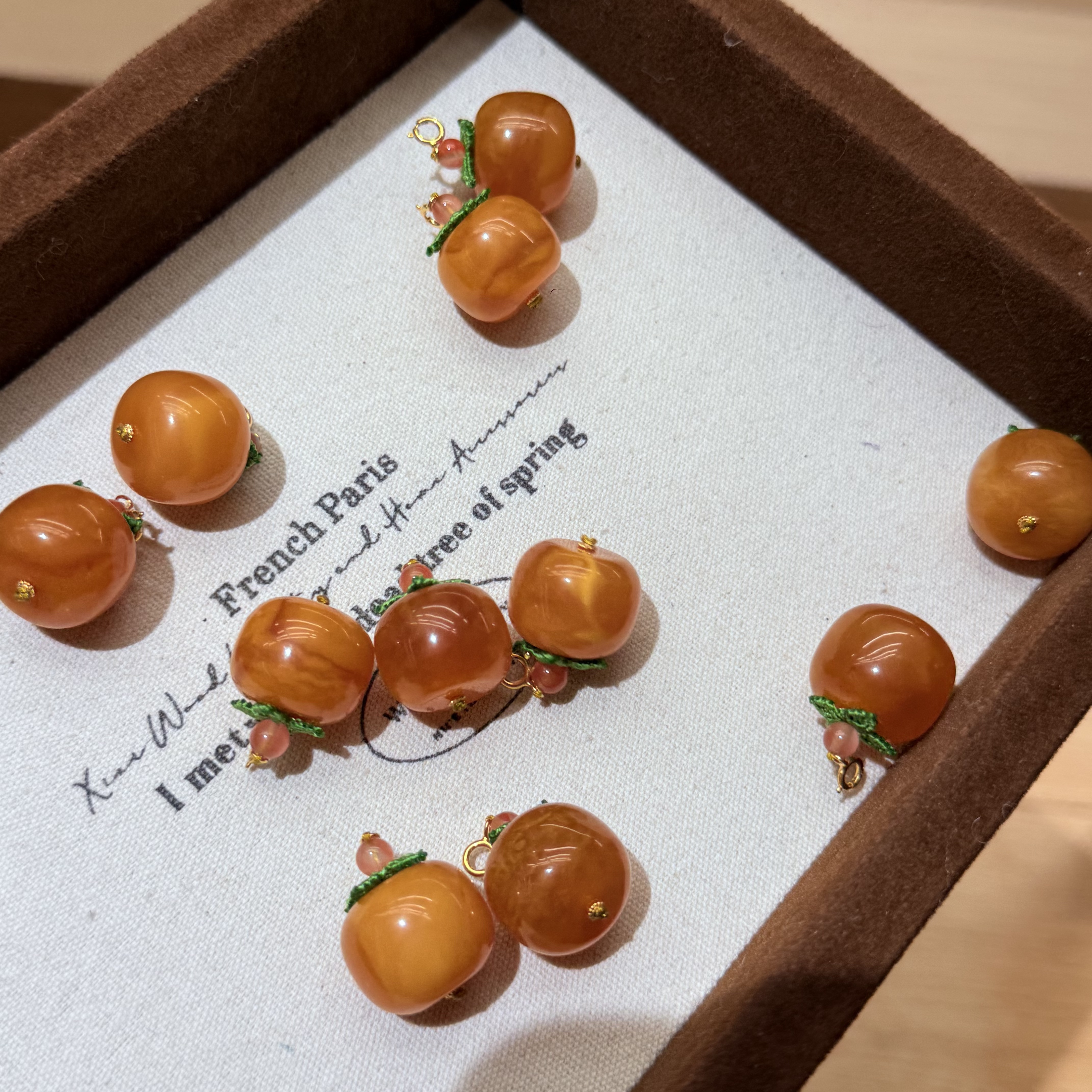 晶挖挖天然老花蜡妖花小柿子墩墩（好柿发生）（3810）多样性发其一