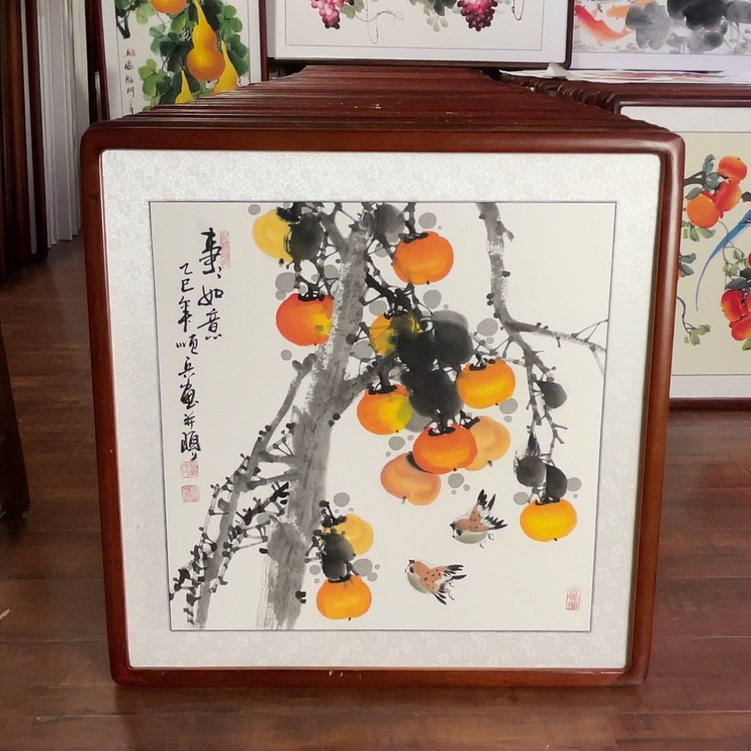 国画带框尺寸63*63厘米