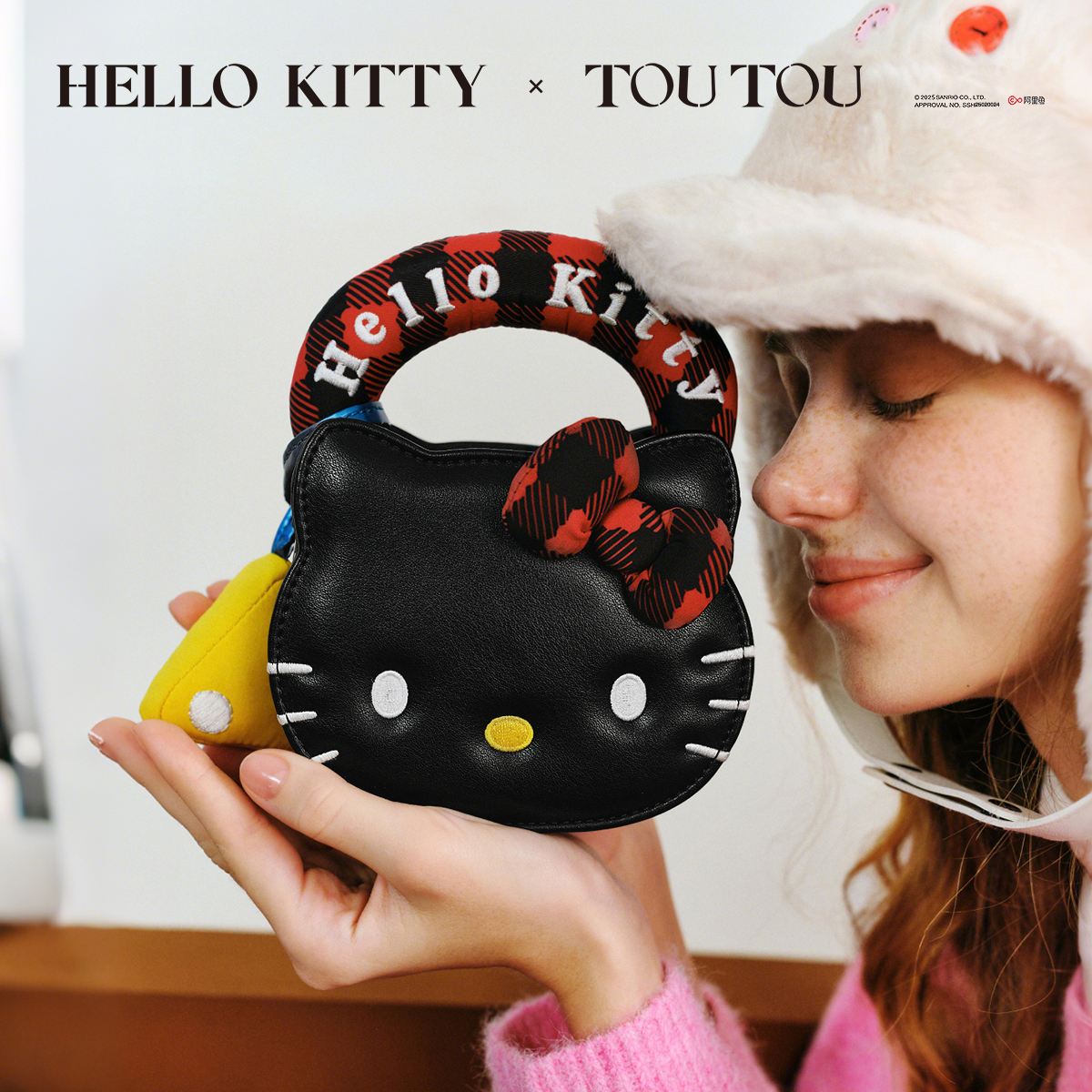 toutou【三丽鸥官方正版授权】HelloKitty女包斜挎包kitty包新款
