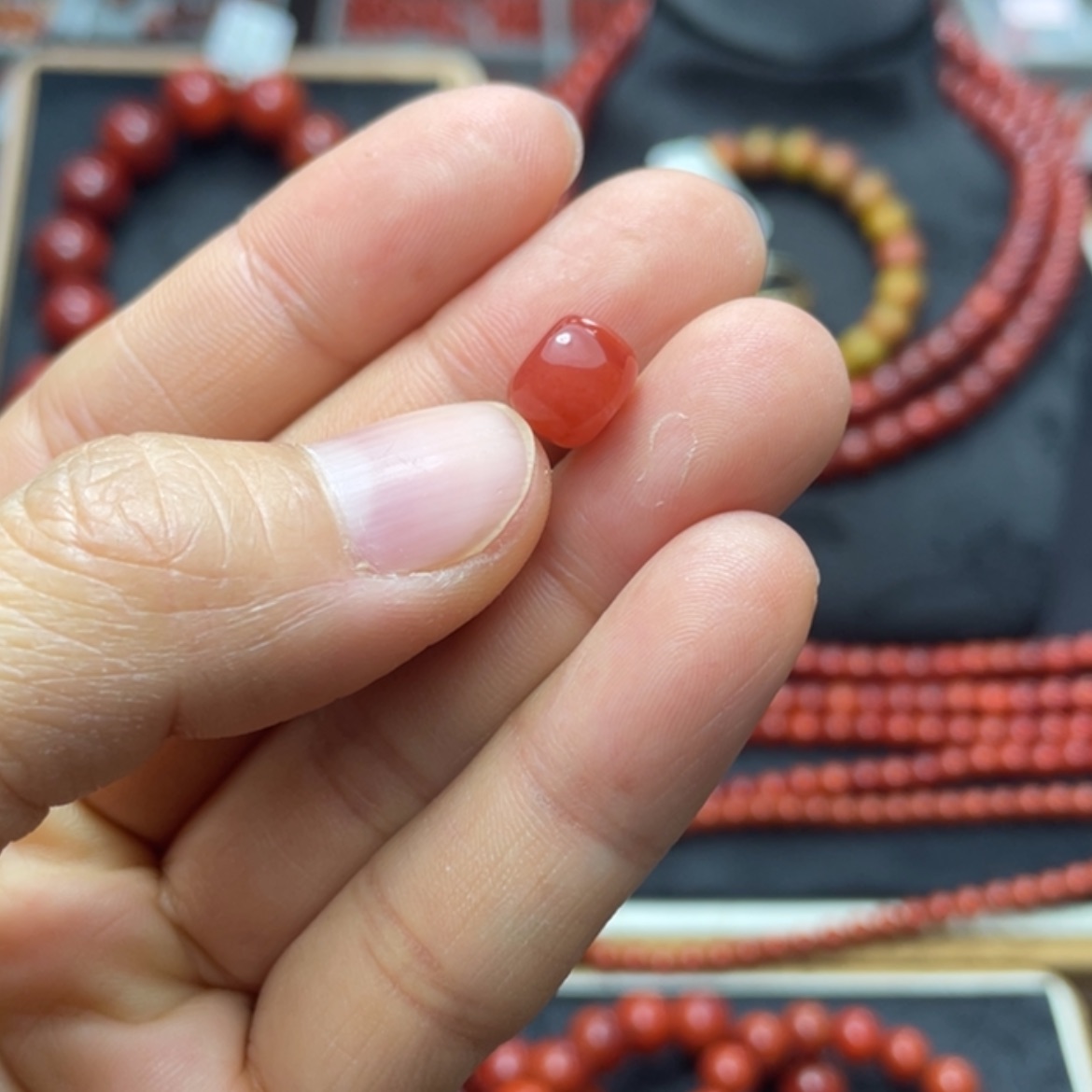 【闪购商品】南红玛瑙单珠8多样性发1未镶嵌