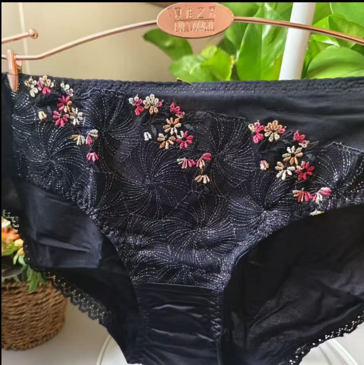 【特价福利】夏娃之秀女士内裤K5056蕾丝时尚透气夏季印花三角裤