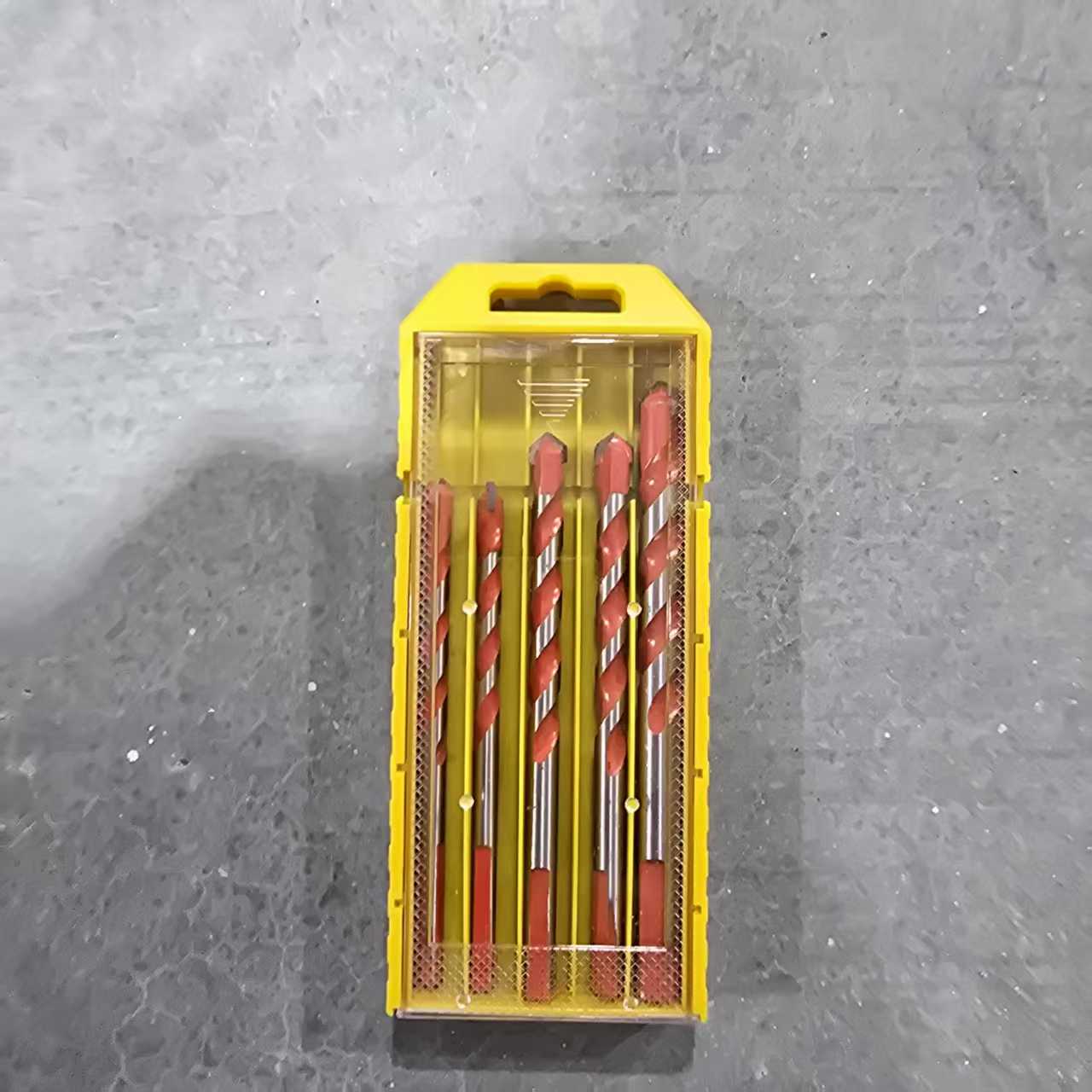 霸王钻套装镀钛多功能钻头组合