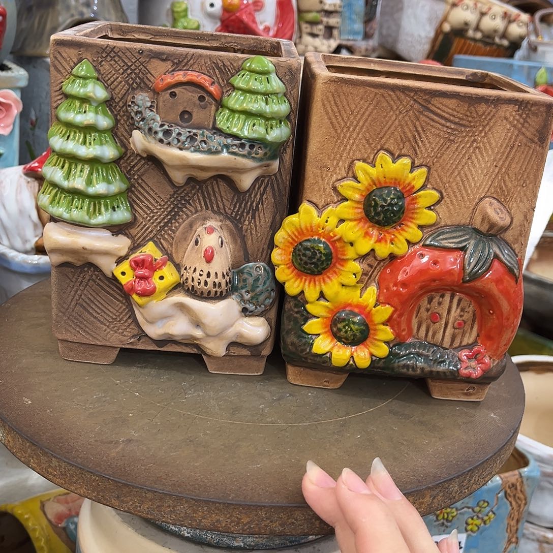 粗陶多肉花盆花盆