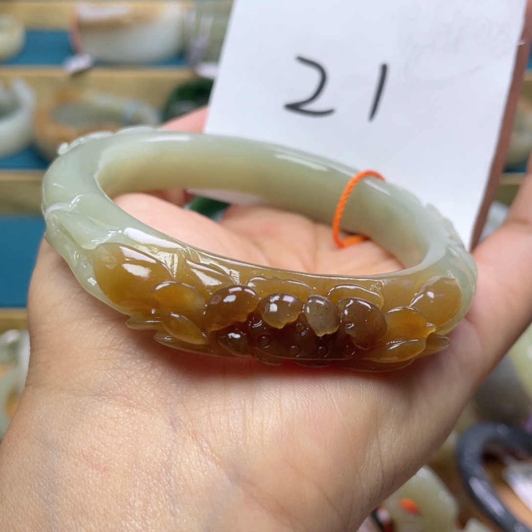 未镶嵌手镯和田玉圈口61