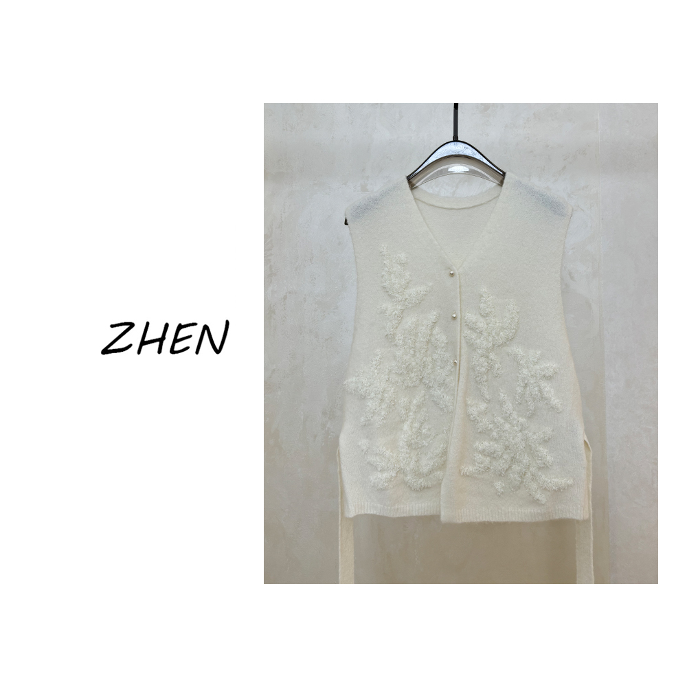 【ZHEN】113010 2025新款外套职场风小众设计师款马甲