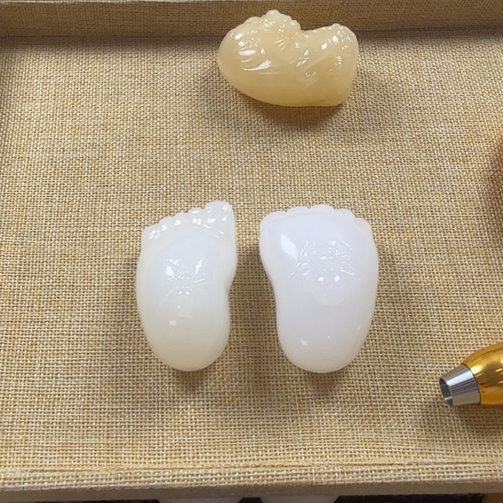 用***6石材昆仑山脉白色知足常乐