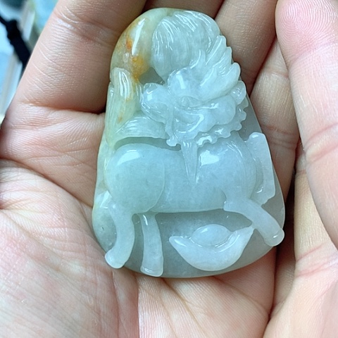 翡翠颈饰未镶嵌天然缅甸翡翠a货