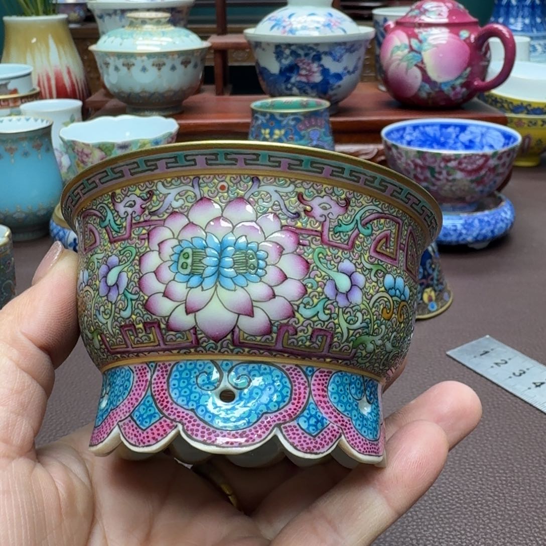 瓷片景德镇仿古手工制作精品展示