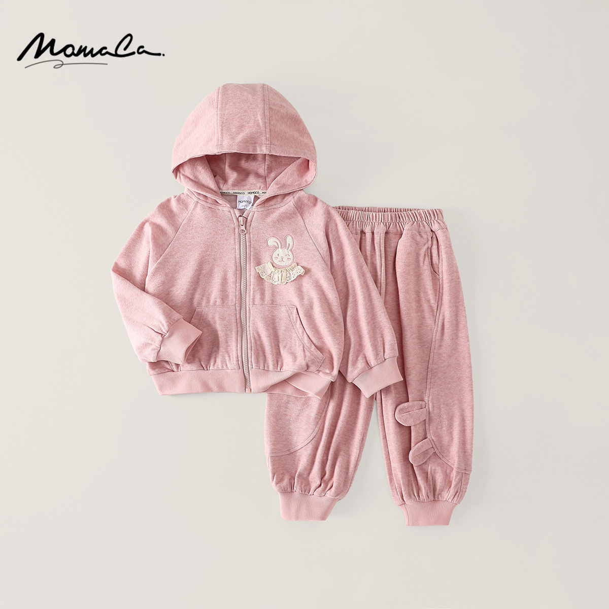 MOMOCO秋季新款女童休闲甜美可爱两件套套装77780580004