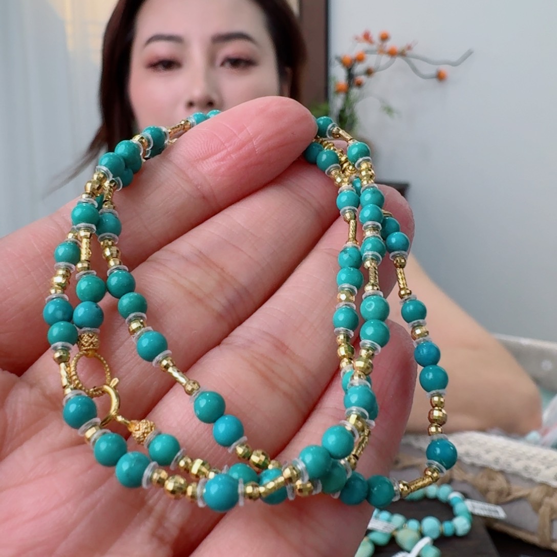 未镶嵌绿松石珠宝奇石