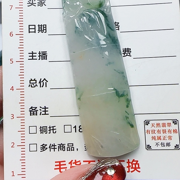 翡翠颈饰未镶嵌天然