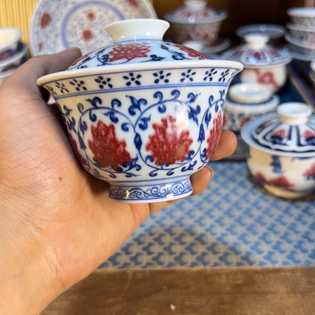 盖碗景德镇茶器百宝箱